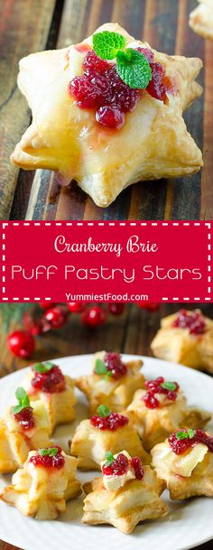 the best christmas cranberry are puffcake stars