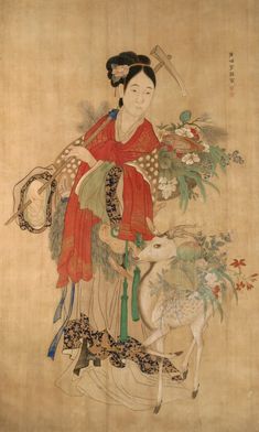 Chinese Painting Traditional, Fariy Tale, Qing Dynasty Art, Qing Dynasty Clothing, Chinese Art Painting, Japanese Folklore, Qing Dynasty, Chinese Painting, East Asia