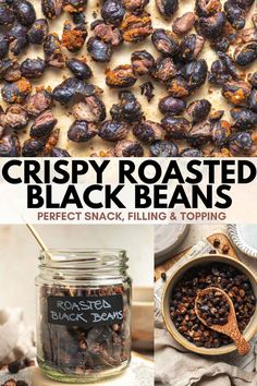 Roasted black beans are the perfect healthy snack, crunchy topping, or filling for soups, bowls, and burritos. Packed with plant protein and fiber, they're a great addition to an array of dishes by adding texture and flavor. Hello, Mexican-inspired food night! These crispy beans are a fun way to incorporate more whole foods into your diet. If desired, add chili powder, chili flakes, or cayenne pepper to the seasoning mix. Or serve with a splash of hot sauce for a spicy version.