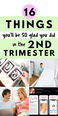 there are many things you'll be so glad you did in the 2nd trimester