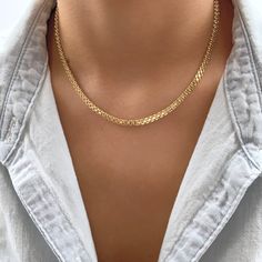 Trendy Double Strand Figaro Chain Necklaces, Trendy Double Strand Figaro Chain Necklace, Tarnish Resistant Necklaces For Layering, Trendy Figaro Chain Necklaces Gift, Trendy Figaro Chain Necklace As Gift, Layered Figaro Chain Necklace As Gift, Layering Clavicle Chain Choker Necklace, Herringbone Choker Necklace As Gift, Tarnish Resistant Double Strand Layered Necklace