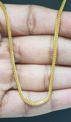 22ct Yellow Gold Men/Ladies Fancy Chain Necklace 18" Inches Metal : 22K Gold 916 HallmarkedGold Weight : 10.6 GramsChain Width : 1.7 MM Packaging : Elegant Box Shipping Free in UKShipping World Wide : See Policy Payment : PayPal, Credit Card, Bank TransferReturns Policy : 14 Days Hassle Free Returns for 100% Refund To try this item Or View More from our collectionsPlease Visit Our North West London Showroom. Neck Chain, Chain Design, West London, 22k Gold, North West, Gold Chain, Gold Chains