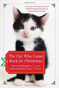 the cat who came back for christmas is shown in this book, which features an image of