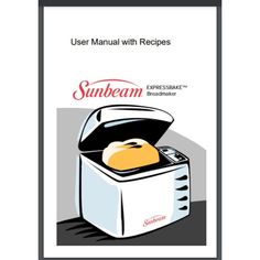 an instruction manual for the sunbeam toaster