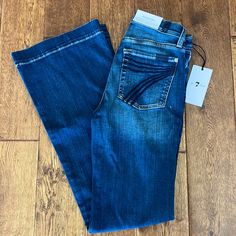 Brand New With Tags And Never Worn! They Just Don’t Fit Me. Size 26 In Medium Melrose Wash With A 32 Inch Inseam Seven For All Mankind Jeans Dojo, Sevens Jeans Western, Western Athstetic, Sevens Jeans, 7s Jeans, Showing Outfits, Western Shopping, Rodeo Fits, Western Chic Fashion