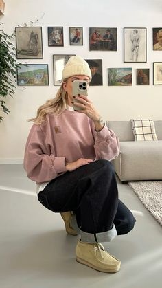 #unisex #womenswear#womensstyle #streetstyle #streetwear #streetfashion #menswear #baggy Clarks Wallabees Outfit Women's, Clark Wallabees Outfit, Wallabees Outfit Womens, Clarks Outfit, Clarks Wallabees Outfit, Wallabees Outfit, Boyish Style, Modest Outfit Ideas, Walking Out