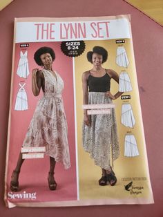 the sewing pattern for this dress is very easy to sew