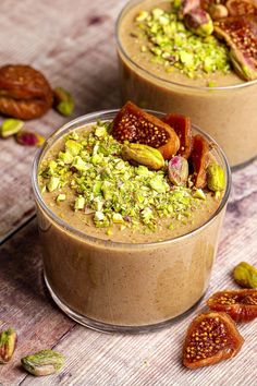 Fig Pudding, Iraqi Cuisine, Dessert Flavors, Lchf Dessert, Whole Foods Plant Based Diet, Frangipane Tart, Food Alternatives, Whole Foods Plant Based, Canned Beans