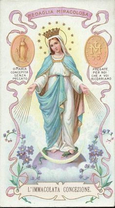 an image of the immaculate virgin mary