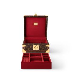 LOUIS VUITTON® - Coffret Joaillerie - Fusion Red Louis Vuitton Gifts, Louis Vuitton Official Website, Trunk Bag, Stole Scarf, Monogram Bag, Buckle Shoes, Fashion Jewelry Earrings, Latest Jewellery, Color Dorado