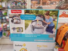 the baby play time is on display in the store