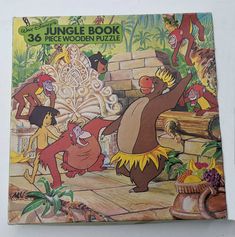 an old children's book with the title jungle book written by walt and mickey mouse