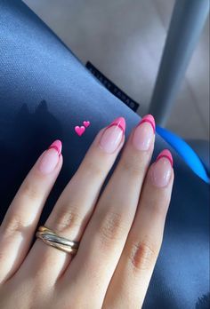 Hello Nails, Simple Gel Nails, Summery Nails, Soft Nails, Pink Acrylic Nails, Elegant Nails, Nail Art Ideas, Classy Nails, Funky Nails