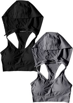 Runner Island Womens Sports Bra Hoodie High Impact Workout Tank Top Compression Unique Runner Gift at Amazon Women’s Clothing store Sprint Intervals, Female Runner, Fitness Gift, Running Marathon, Yoga Crop Tops, Morning Jog, Swimming Sport, Womens Sports