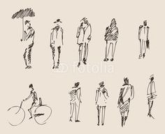 a video demonstrating how to draw people in different poses