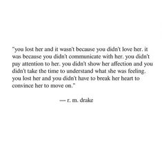 a quote from r n drake about love