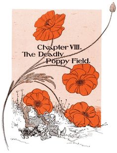 a cross stitch pattern with red poppies on the front and back of a card