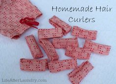 Fun Homemade Gifts, Homemade Hair, Homemade Hair Products, Sewing Tutorials Free, Diy Couture, Easy Sewing Projects, Hair Curlers