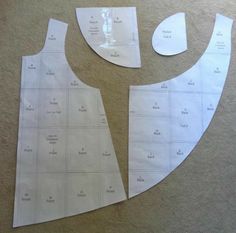 paper cut out to make a dress pattern