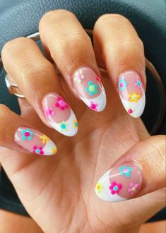 Colorful Nails, Nails Polish, Short Acrylic Nails Designs, Dream Nails, Nail Charms, Funky Nails, Pretty Acrylic Nails, Short Acrylic Nails