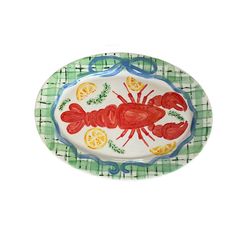 Ceramic Plates Designs, Italian Seaside, Monogram Plates, Wrapping Inspiration, Ceramic Platter, Gift Wrapping Inspiration, Bday Gift, Fish Plate