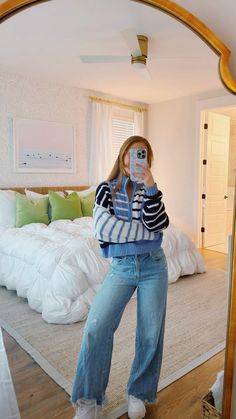 Outfit inspo, coastal, staud, revolve, ootd Cute School Outfits College, Winter Town Outfits, Grand Millenial Outfits, Southern Girly Outfits, Preppy Sorority Outfits, Basic Colorful Outfits, Blue Outfit Collage, Unique Colorful Outfits, Fall Charleston Outfit