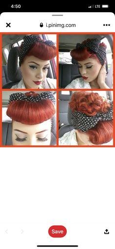 Rockabilly Hair With Bangs, Rockabilly Hair Short, 50s Pin Up, Hair With Bangs, Hair Short