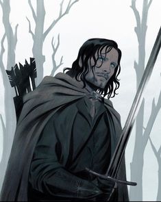 Aragorn Outfit, Aragorn Lotr, John Howe, Into The West