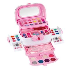 Nontoxic Makeup, Childrens Makeup, Frozen Makeup, Nontoxic Beauty, Makeup Kit For Kids, Play Makeup, Makeup Kits, Princess Makeup, Non Toxic Makeup