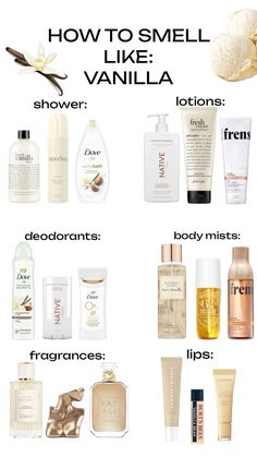 To Smell Like Vanilla, Vanilla Perfumes, Smell Like Vanilla, Basic Skin Care Routine