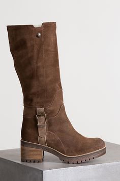 Rugged yet utterly feminine, our waterproof tall boots command the season with ease. Free shipping   returns. Waterproof Suede Boots, Casual Chique, Shoe Closet, Boots Fall, Fall Shoes, Boots Women, Tall Boots, Suede Boots, Cute Shoes