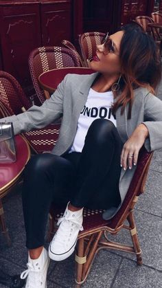 Blazer Outfits Casual, Homewear Fashion, Awesome Outfits, Mode Casual, Home Wear, Minimal Chic, 가을 패션, Fall Fashion Outfits