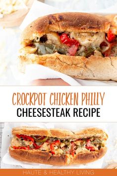 the chicken phily cheesesteak recipe has been made in minutes and is ready to be eaten