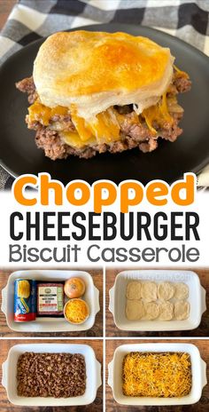 an image of cheeseburger casserole on a plate