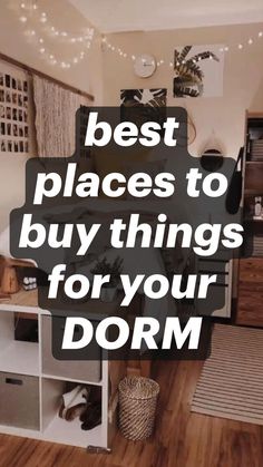 the best places to buy things for your dorm