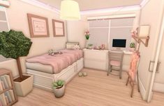 #bloxburg #bedroom Bloxburg Bedroom, Free House Design, House Decals