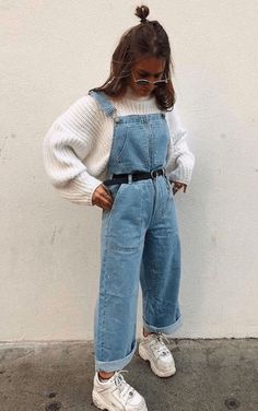 Style Salopette, Fashion Aesthetics, Indie Outfits, Indie Fashion, Winter Fashion Outfits, Teen Fashion Outfits, Looks Vintage, Retro Outfits