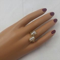 Baroque Pearl Engagement Ring, Elegant Gold Nugget Ring, Elegant Gold Rings With Baroque Pearls, Elegant Gold Pearl Ring With Baroque Pearl, Gold Baroque Pearl Ring For Wedding, Oval Gold Pearl Ring, Elegant Gold Baroque Pearl Ring, Gold Baroque Pearl Ring As Gift, Gold Baroque Pearl Ring Gift