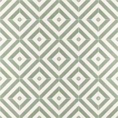 a green and white wallpaper pattern with diagonal stripes