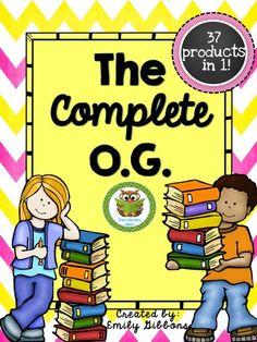 the complete o g book with two children holding books