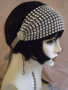 Style Année 20, 1920s Headpiece, Flapper Headband, 1920 Fashion, Gatsby Style, 20s Fashion, Flapper Style, Head Piece, 1920s Fashion