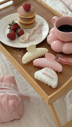 a tray that has some food on it and a cup of coffee in the middle