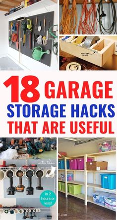 Garage Storage Hacks, Garage Organization Cheap