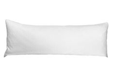 A Pillowtex Body Pillow Cover with cooling benefits, made from Tencel fabric, on a white background. Hotel Pillows, Body Pillow Cover, Memory Foam Pillows, Wedge Pillow, Organic Bedding, Tencel Fabric, Pregnancy Pillow, Feather Pillows, Body Pillow Covers