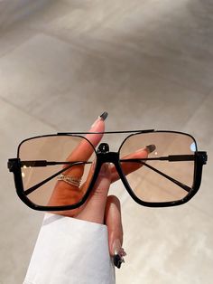 Women’s Sunglasses, Glasses Fashion Eyewear, Fashion Reading Glasses, Square Reading Glasses, Accessories Elegant, Glasses Fashion Women, Designer Shades, Geometric Frame, Four Eyes