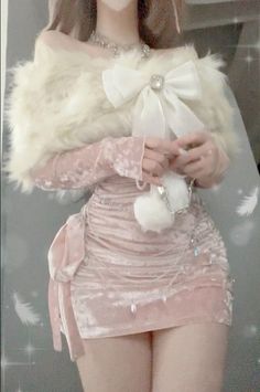 Coquette Dresses Aesthetic, Elagent Aesthetic Outfits, Y2k Kawaii Outfits, Pale Outfits, Love Core Outfits, Pink Doll Aesthetic, Croquette Outfits, Classy Coquette, Kawaii Outfit Ideas