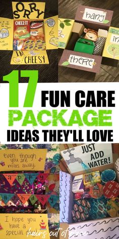 the top ten fun care package ideas they'll love