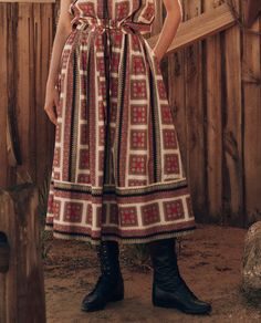 The Treeline Skirt. -- Westward Bandana Print Western Skirts, Cashmere Travel Wrap, Vintage Bandana, High Waisted Pleated Skirt, Designer Dresses Casual, Denim Accessories, Bandana Print, Cinched Waist, Top 100