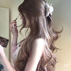 Hair Inspiration Long, Dream Hair, Aesthetic Hair, Hairstyles Haircuts, Hair Designs, Pretty Hairstyles, Aesthetic Girl, Hair Looks, Hair Goals