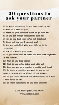 50 Questions To Ask, Questions To Ask Your Partner, 50 Questions, Romantic Questions, Questions To Ask Your Boyfriend